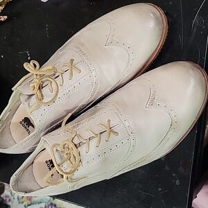 SOREL Madson sz10.5 Brogue Wingtip Oxford Distressed Cream NM1808-160